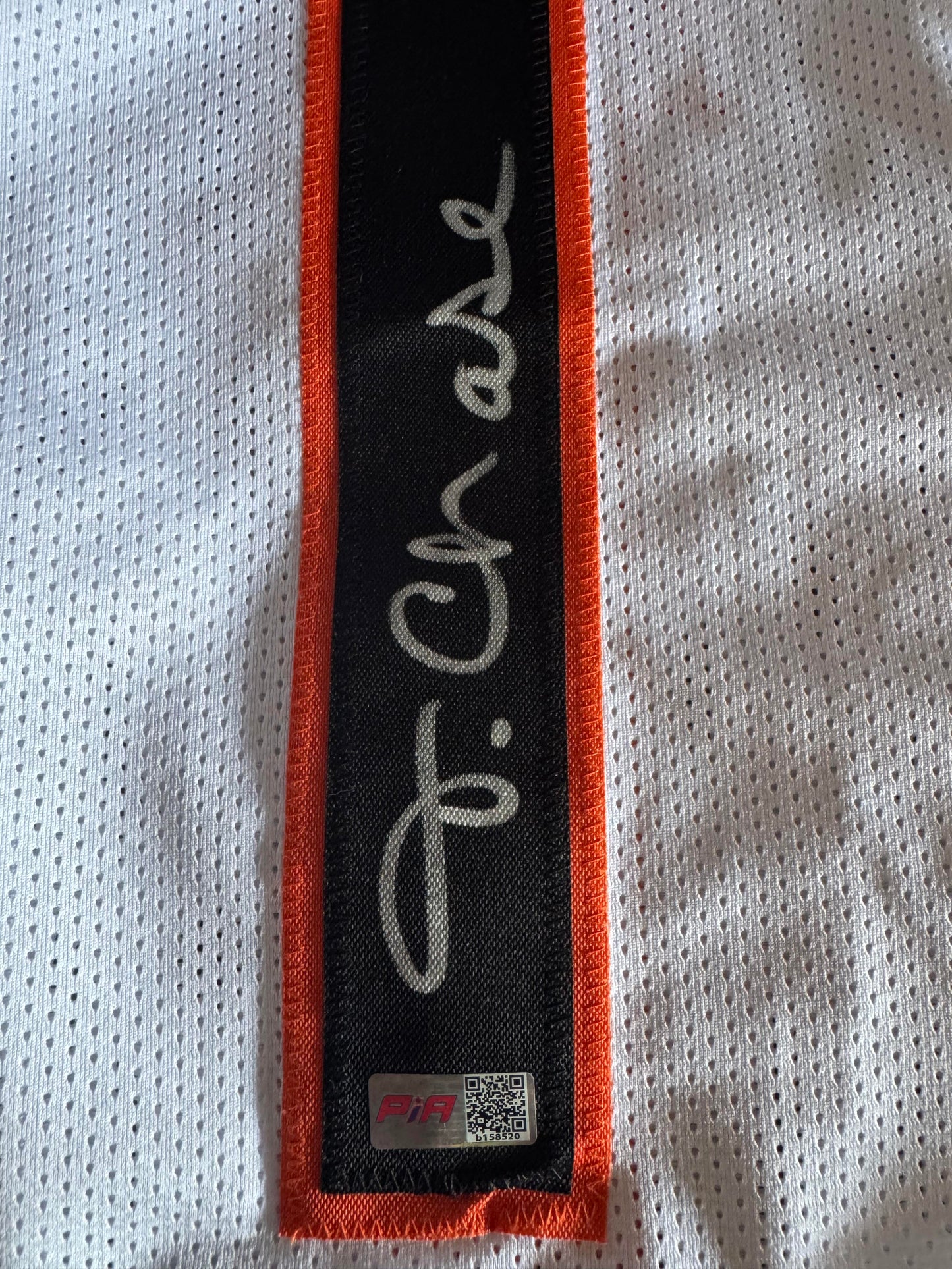 Ja'Marr Chase Cincinnati Bengals Signed Autographed White #1 Jersey COA Size XL