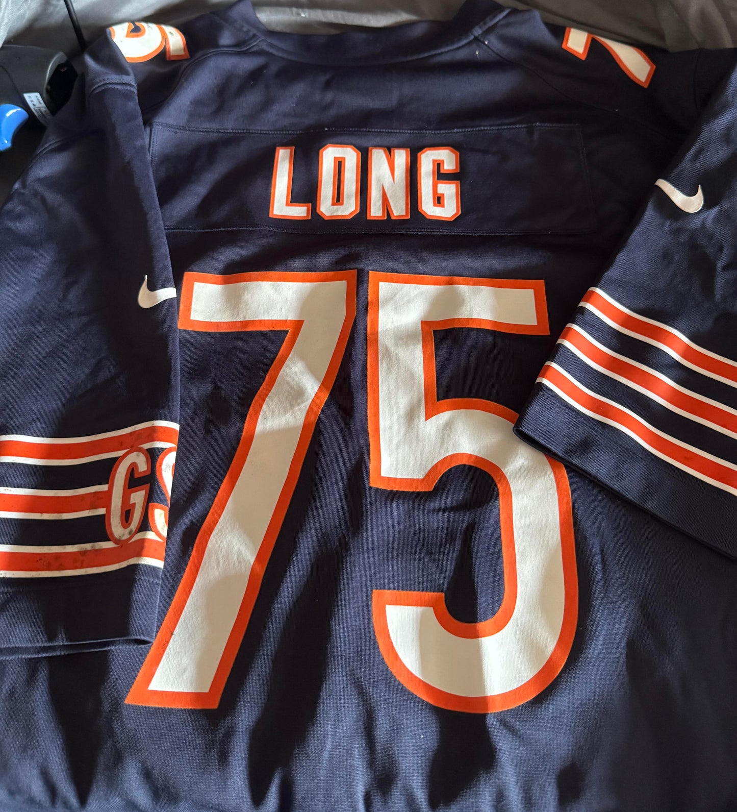 Pre-Owned Nike Kyle Long #75 NFL Chicago Bears Football Jersey Sixe XXL