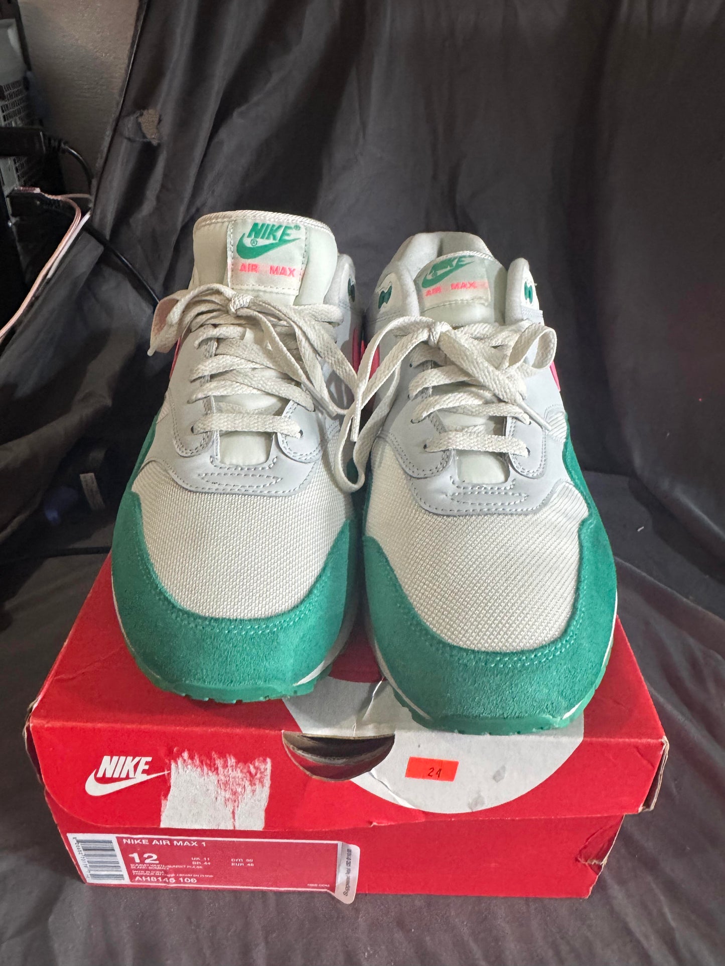 Pre-Owned (Like New) Nike Air Max 1 Watermelon Size 12M