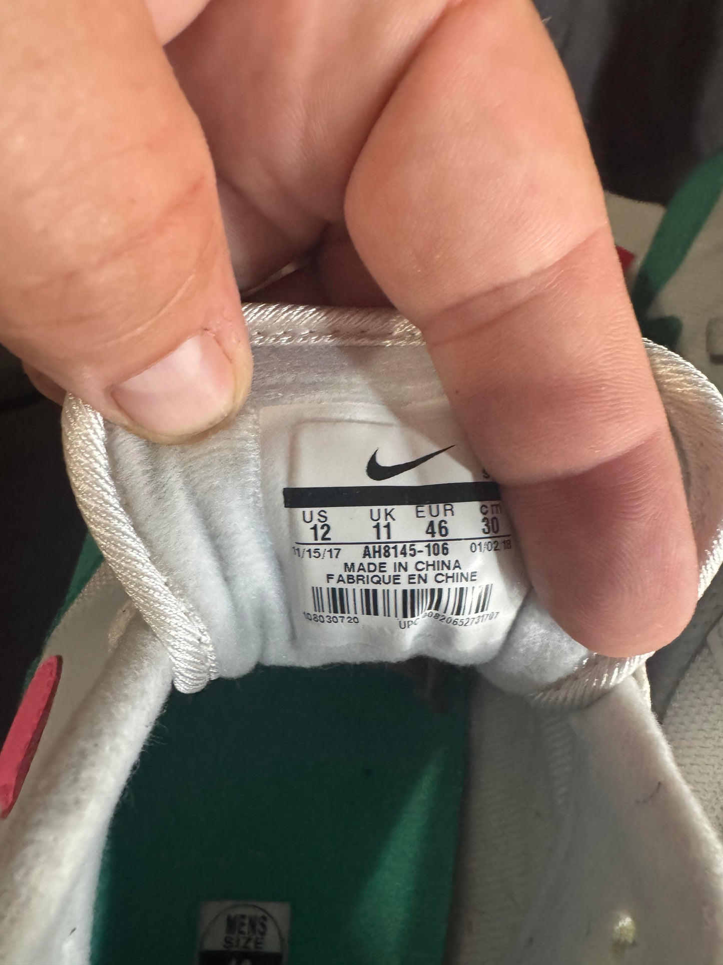 Pre-Owned (Like New) Nike Air Max 1 Watermelon Size 12M