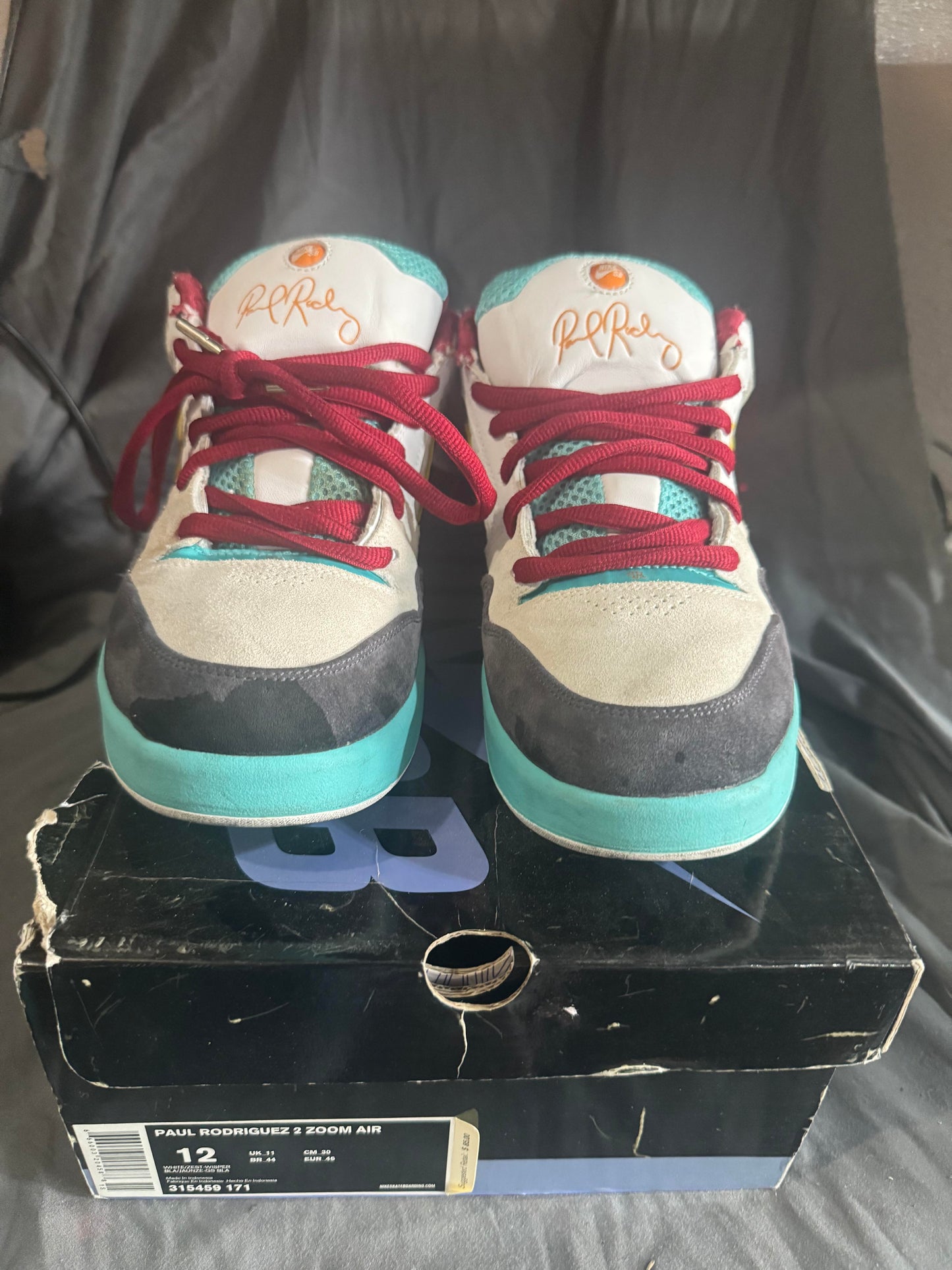 Pre-Owned Nike Paul Rodriguez 2 Zoom Air Size 12M