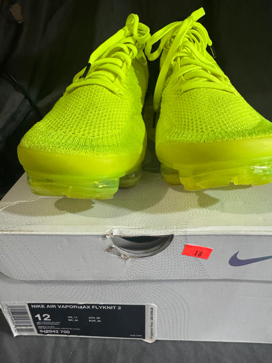 Pre-Owned (Like New) Nike Air VaporMax 2 Volt Size 12M