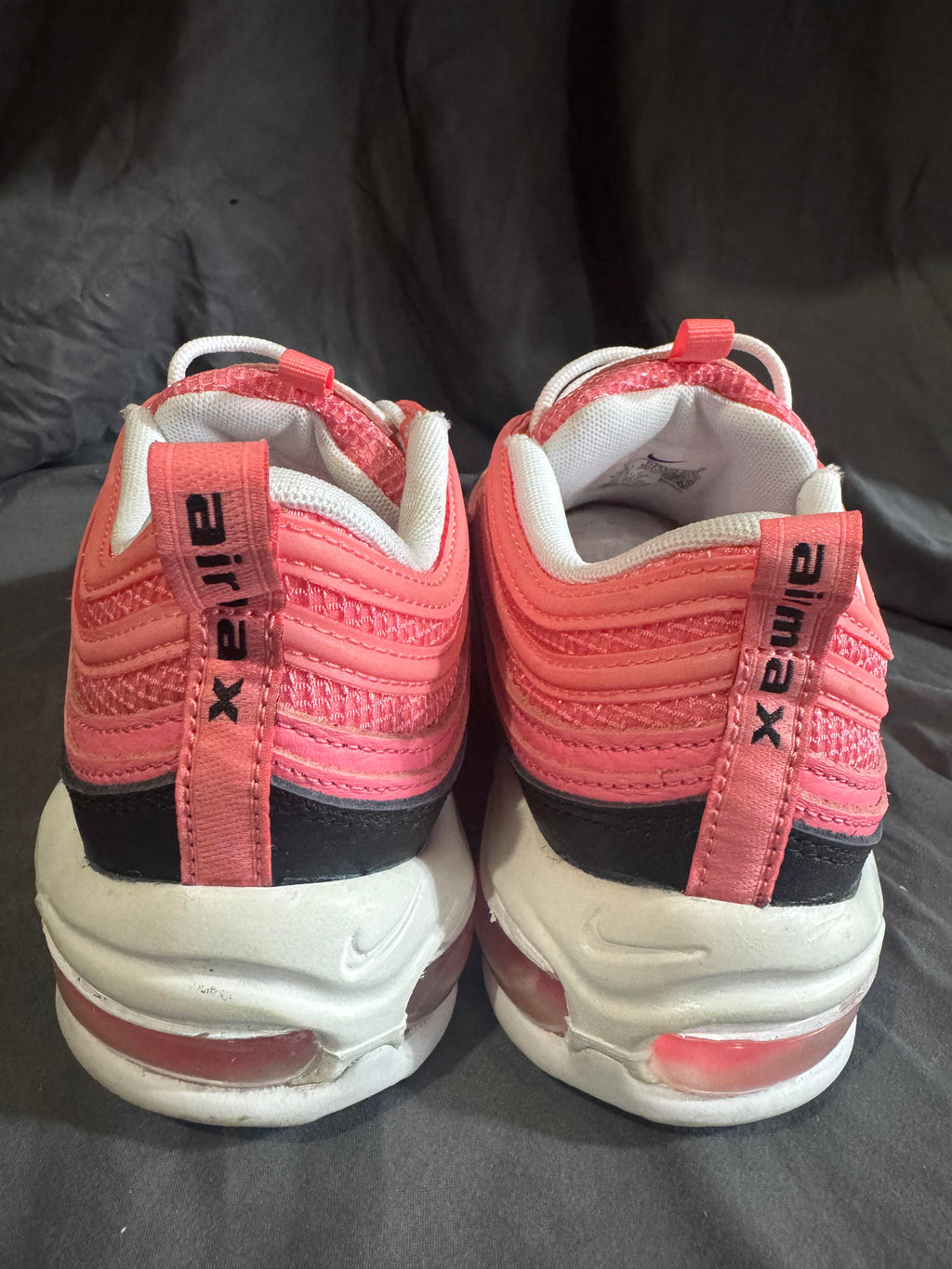 Pre-Owned Nike Air Max 97 Pink Glaze Black Size 9W