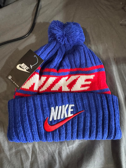 Nike Unisex Beanie (Blue/Red)