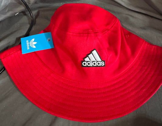 Adidas Bucket Hat (Red)