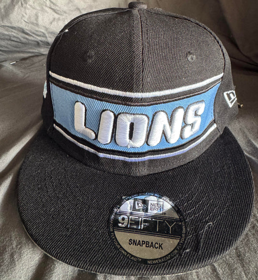 New Era Detroit Lions Snapback (Black)