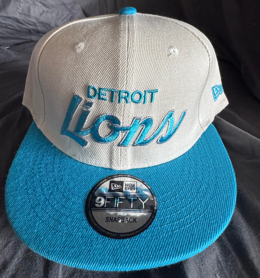 New Era Detroit Lions Snapback Light Blue