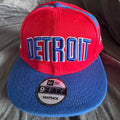 New Era Detroit Pistons Snapback Hat (Red) *Clearance*