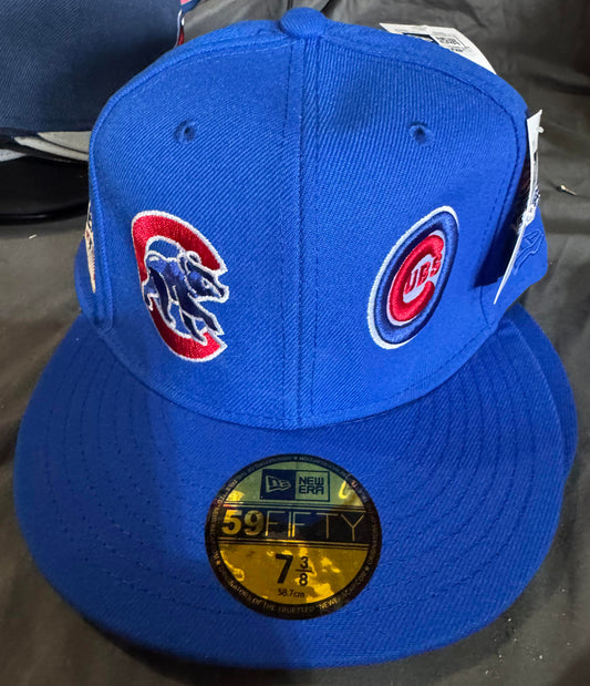 New Era Chicago Cubs Fitted Hat (7 3/8)