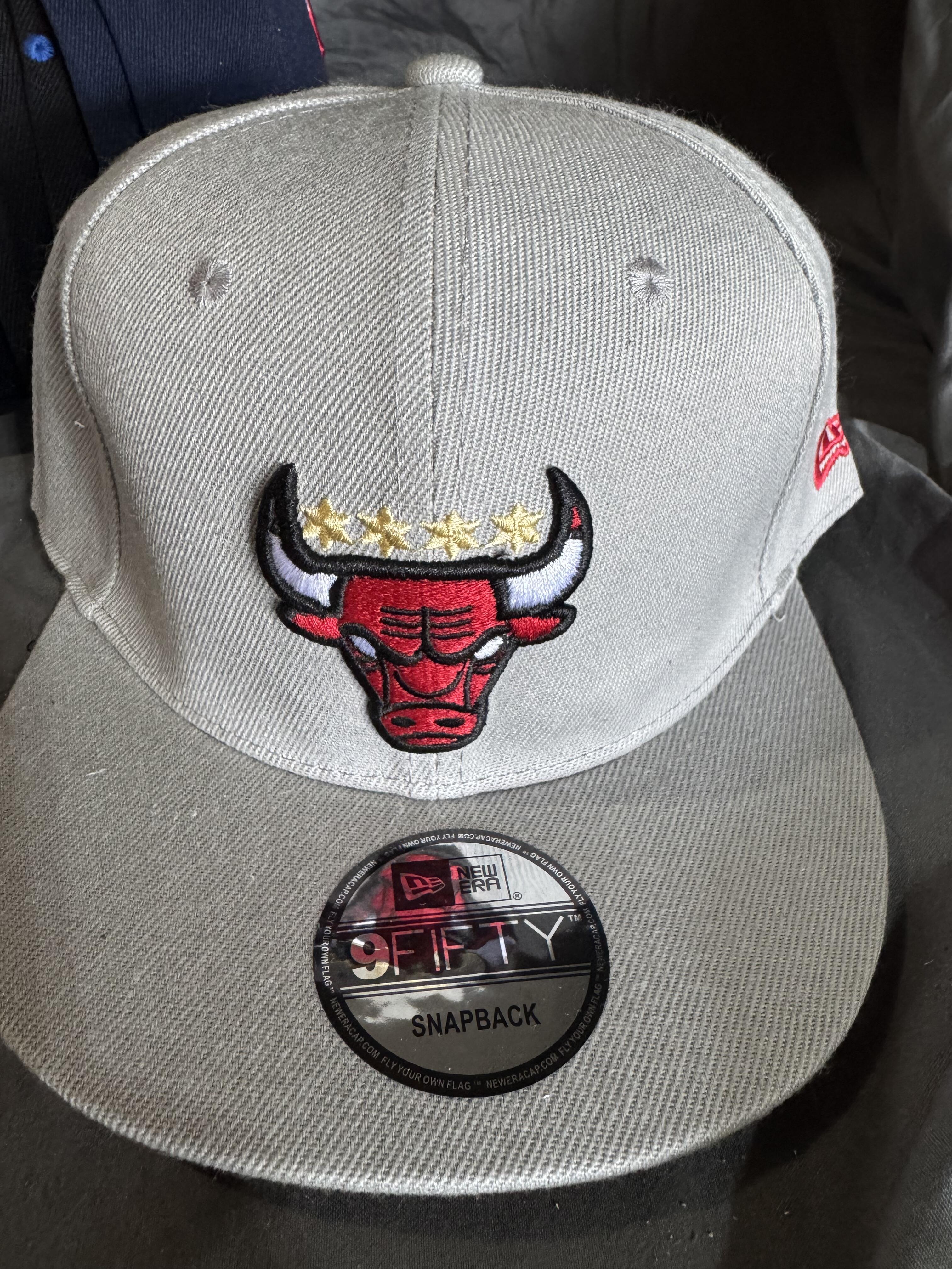 New Era Chicago Bulls Snapback Hat (Gray) *Clearance*