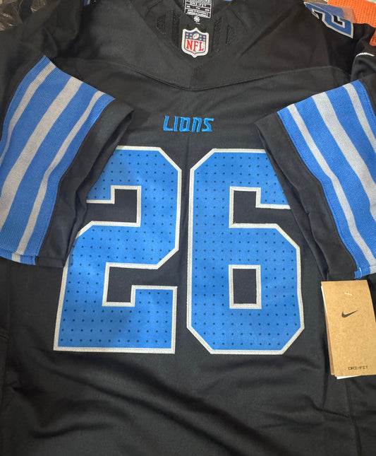 NEW Jahmyr Gibbs Detroit Lions Alternate Game Jersey