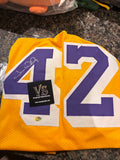 James Worthy Signed LA Lakers Jersey w/COA (XL)