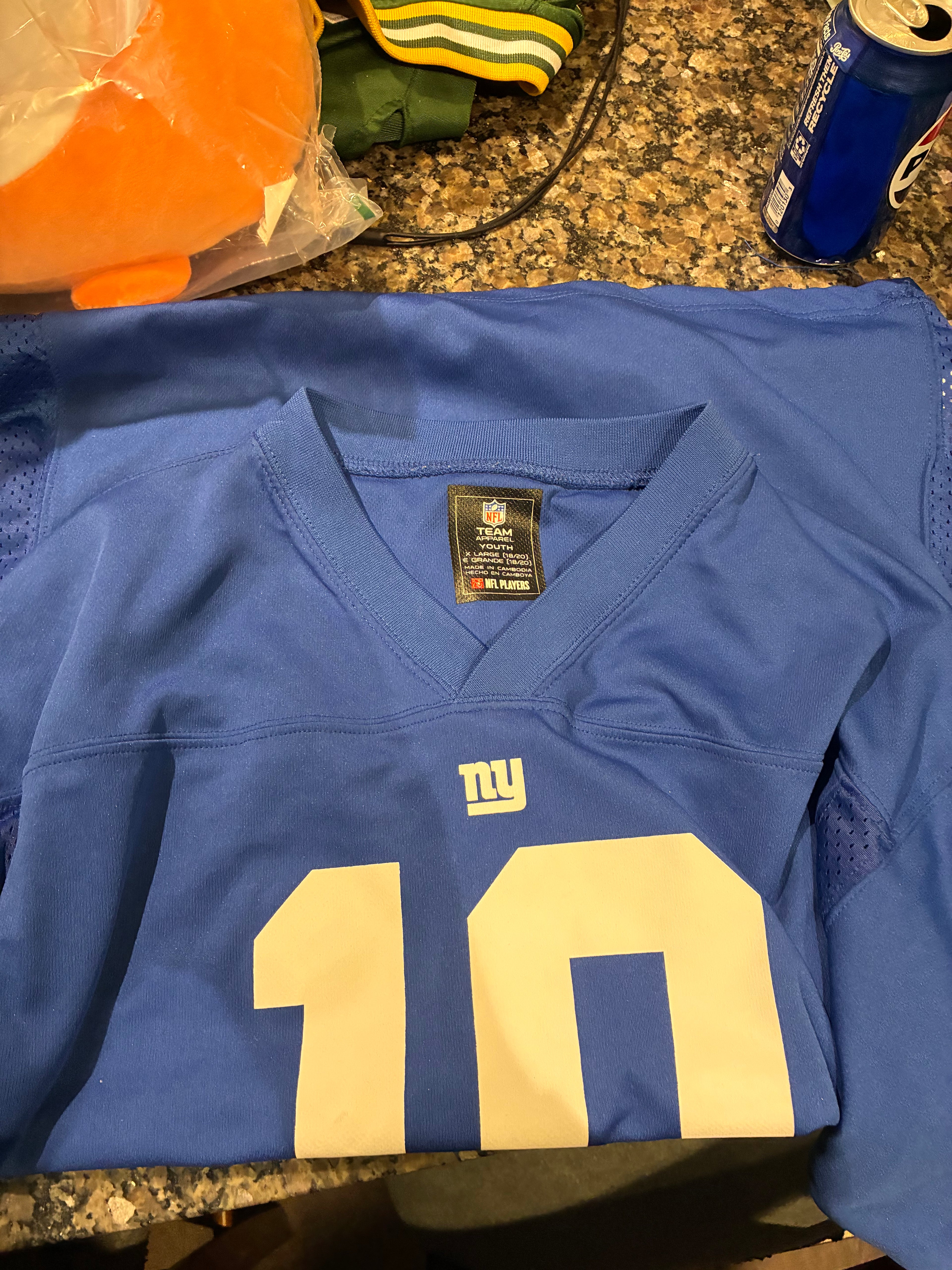 Eli Manning Youth XL (18/20) NFL Jersey Pre-Owned
