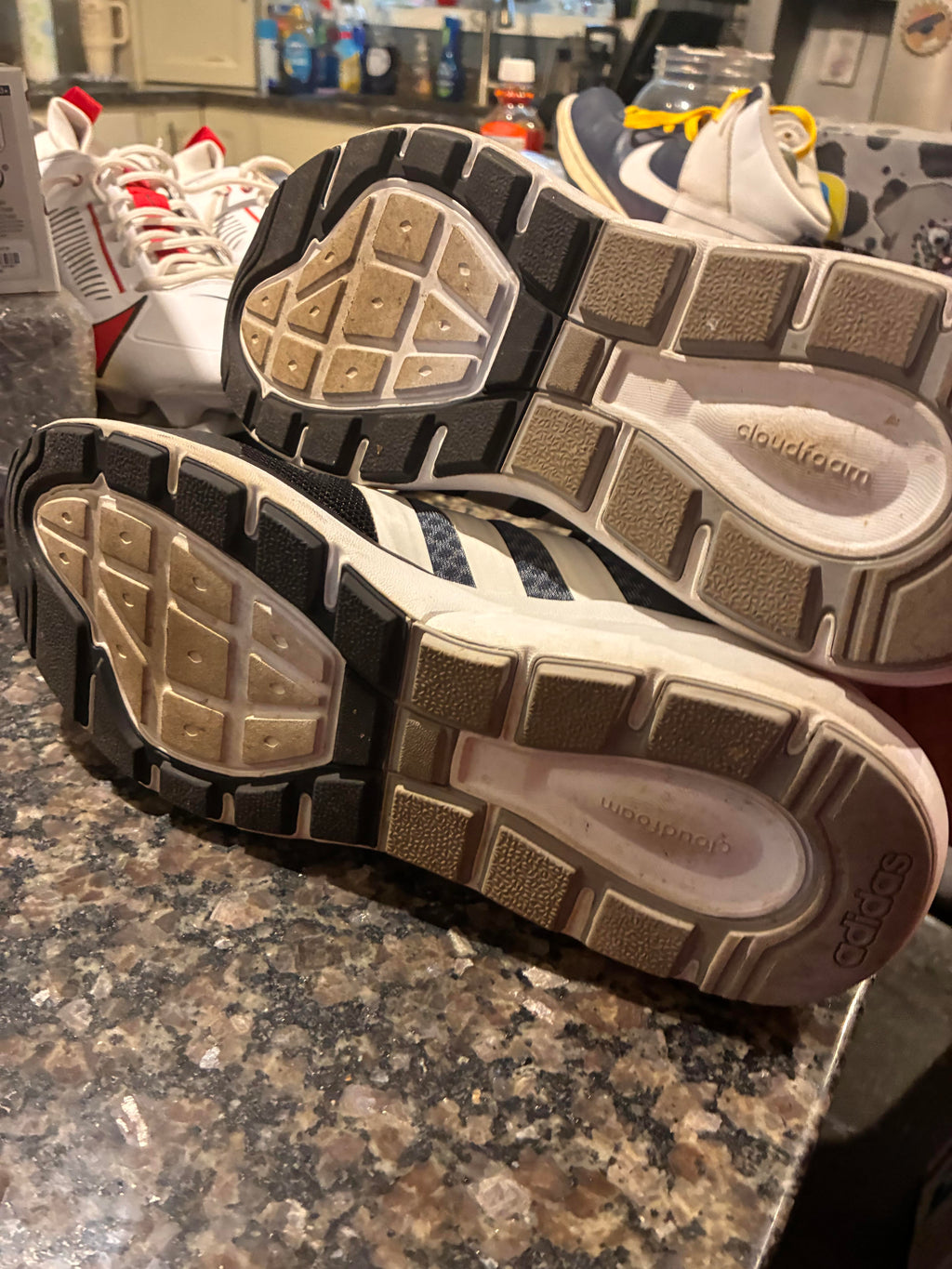 Adidas Originals Synthetic Cloudfoam Flow 2 Size 10W Pre-Owned