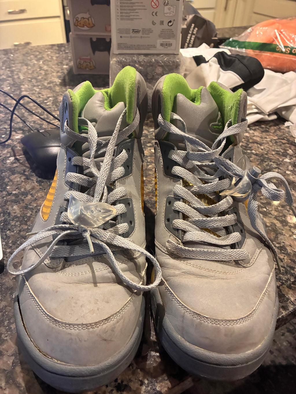 Jordan 5 Retro Green Bean Size 10.5M Pre-Owned *Collector Alert*