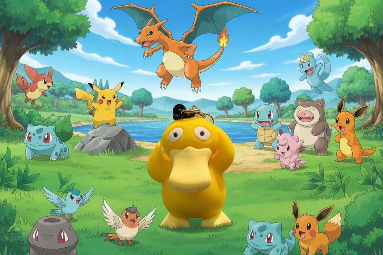 Pokemon Psyduck Keychain