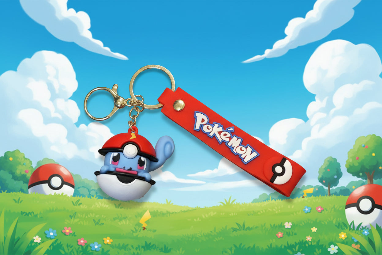 Squirtle In Pokeball Keychain