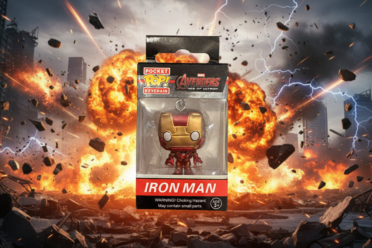 Mini Funko Pop "Pocket Pop" Iron Man Keychain