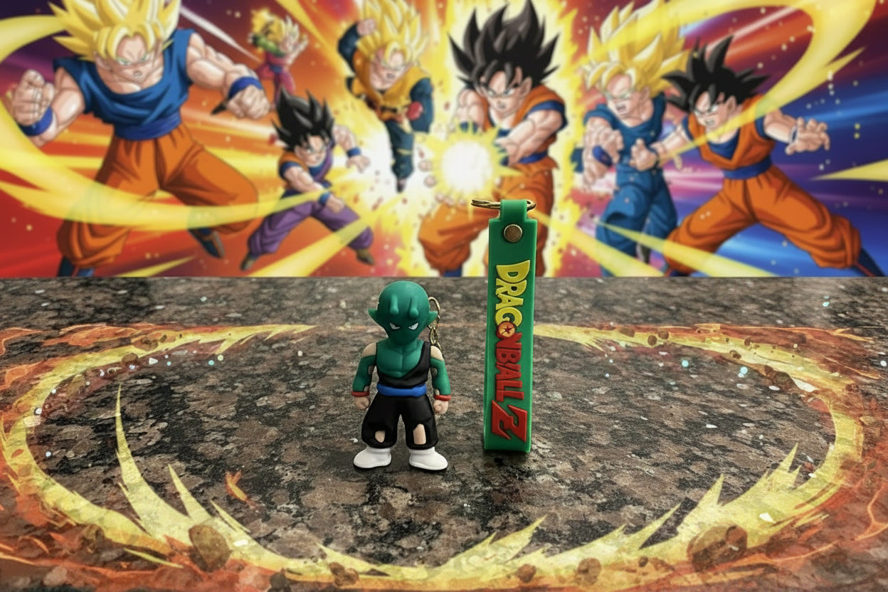 Dragonball Z Keychain with decal and wrist strap
