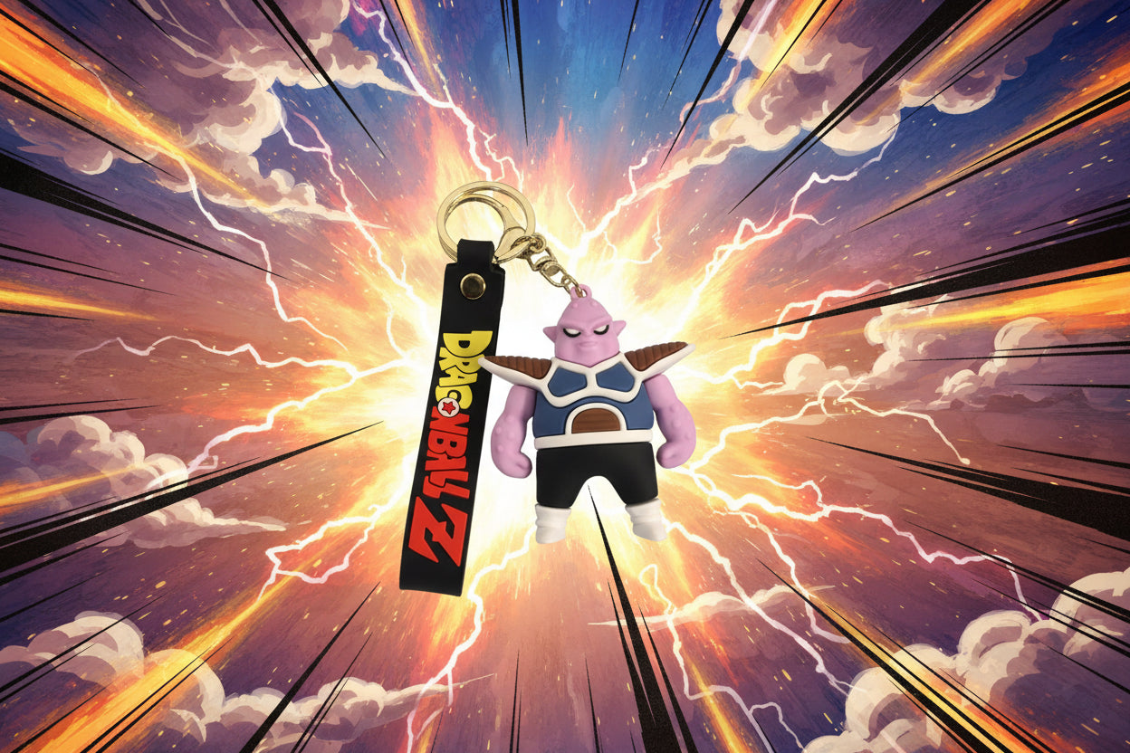 Dragonball Z Keychain with decal and wrist strap