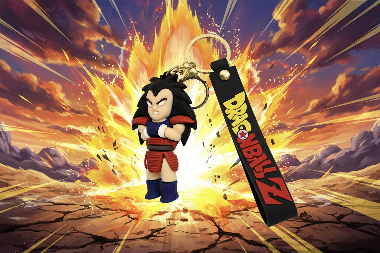Dragonball Z Keychain with decal and wrist strap