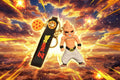 Dragonball Z Keychain with decal and wrist strap