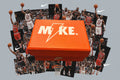 Keychain Souvenir Shoe Box Nike MIKE