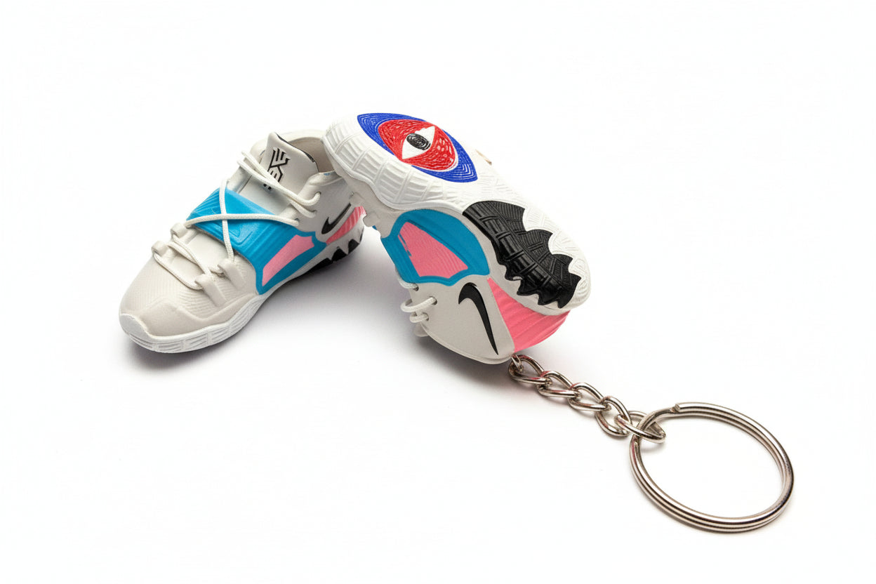Custom Nike Keychain - Kyrie 6 (Gray)