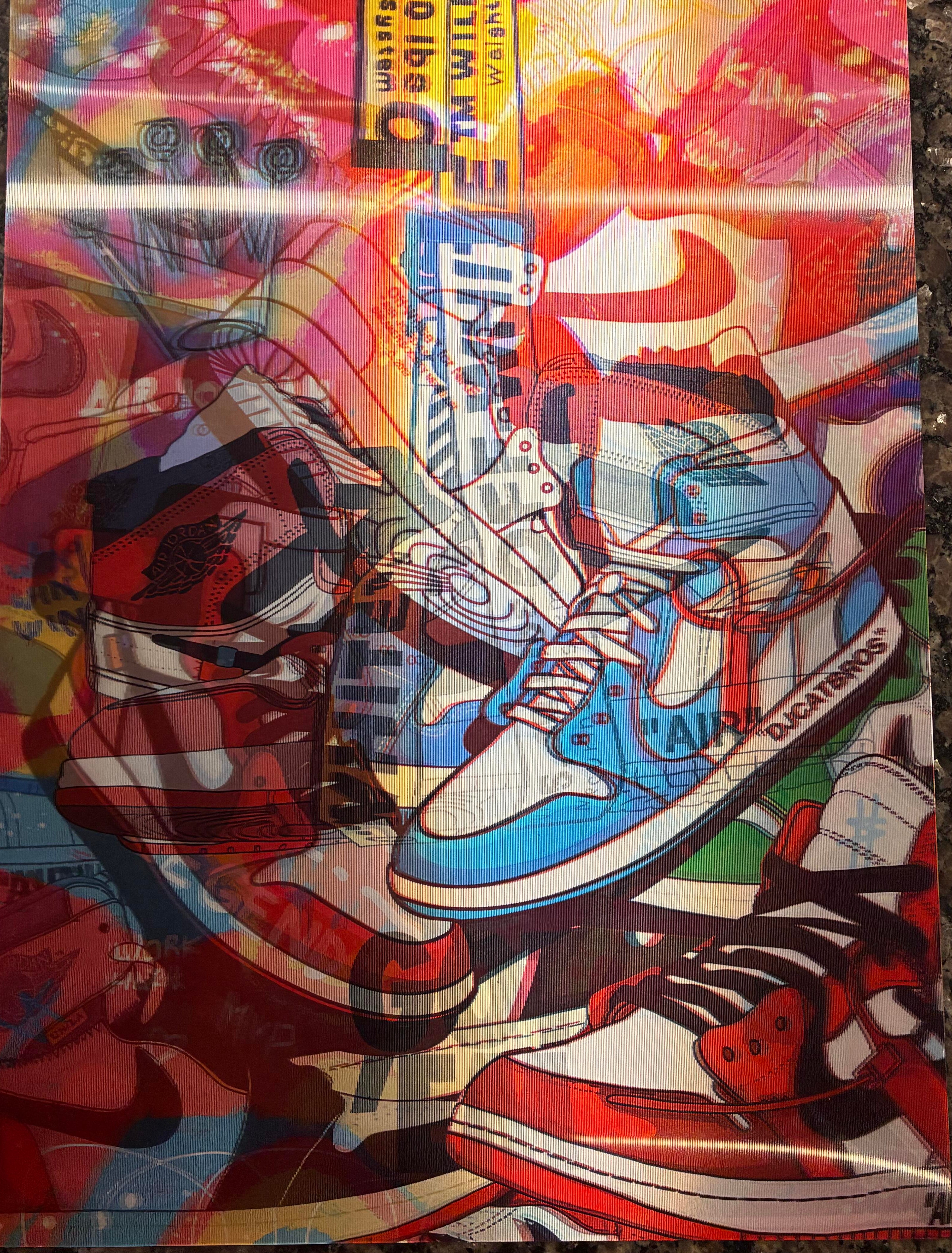 3D Poster (15.5 x 11.5) Nike and Jordan Shoes