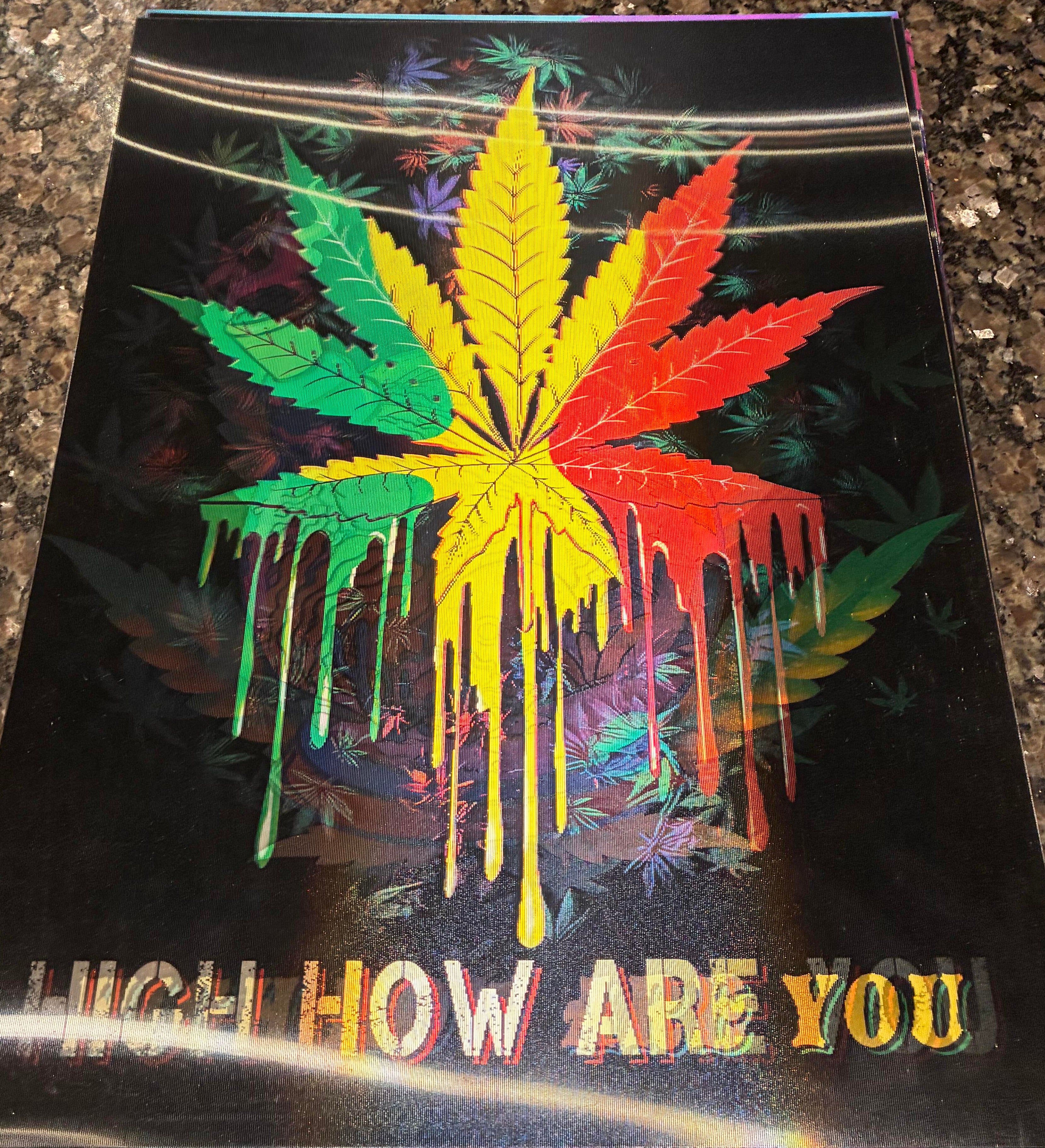 3D Poster (15.5 x 11.5) Stoned