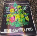 3D Poster (15.5 x 11.5) Smoking Aliens