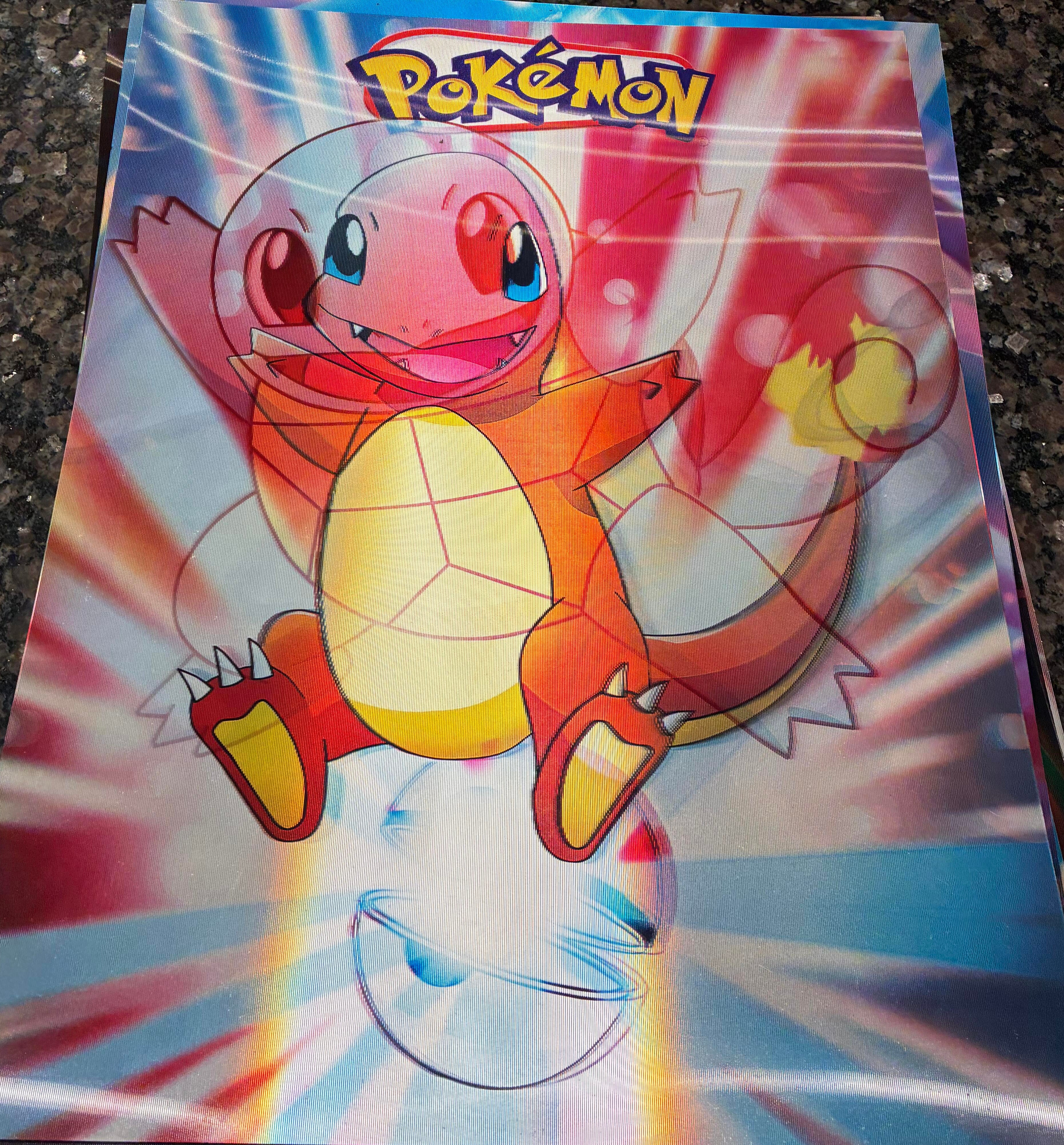 3D Poster (15.5 x 11.5) Pokemon Character 5
