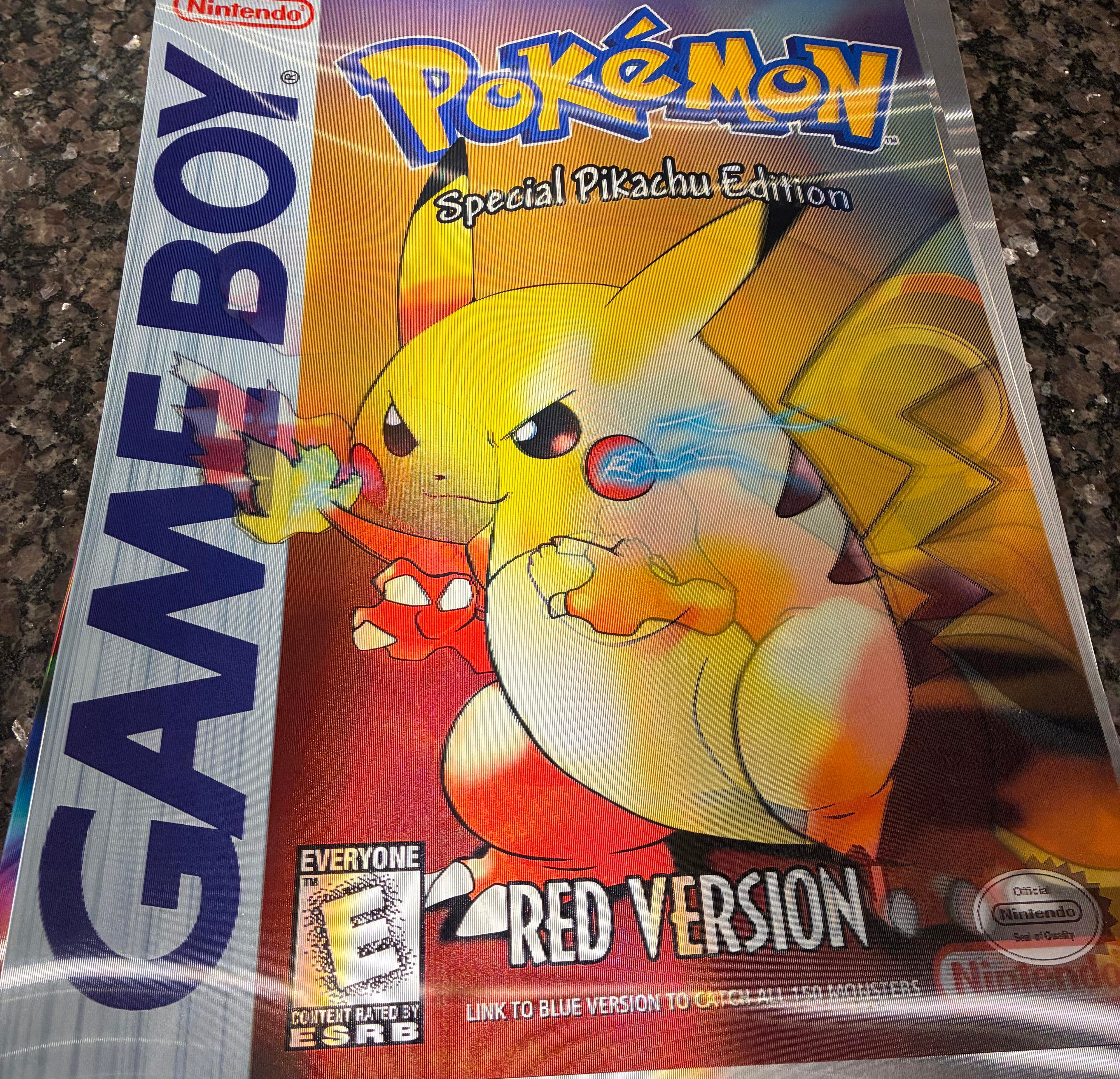 3D Poster (15.5 x 11.5) Pokemon Character 6