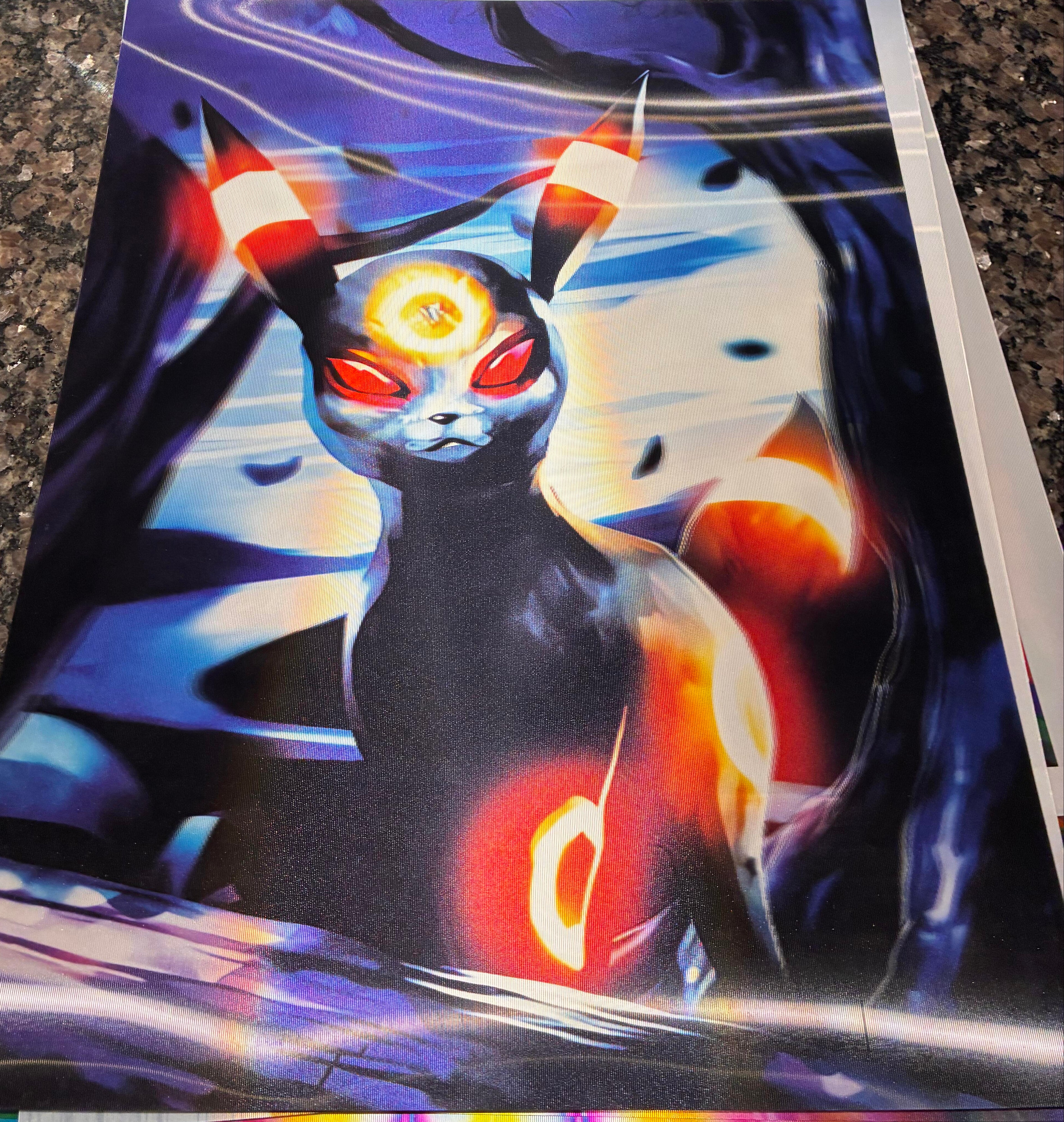 3D Poster (15.5 x 11.5) Pokemon Character 4