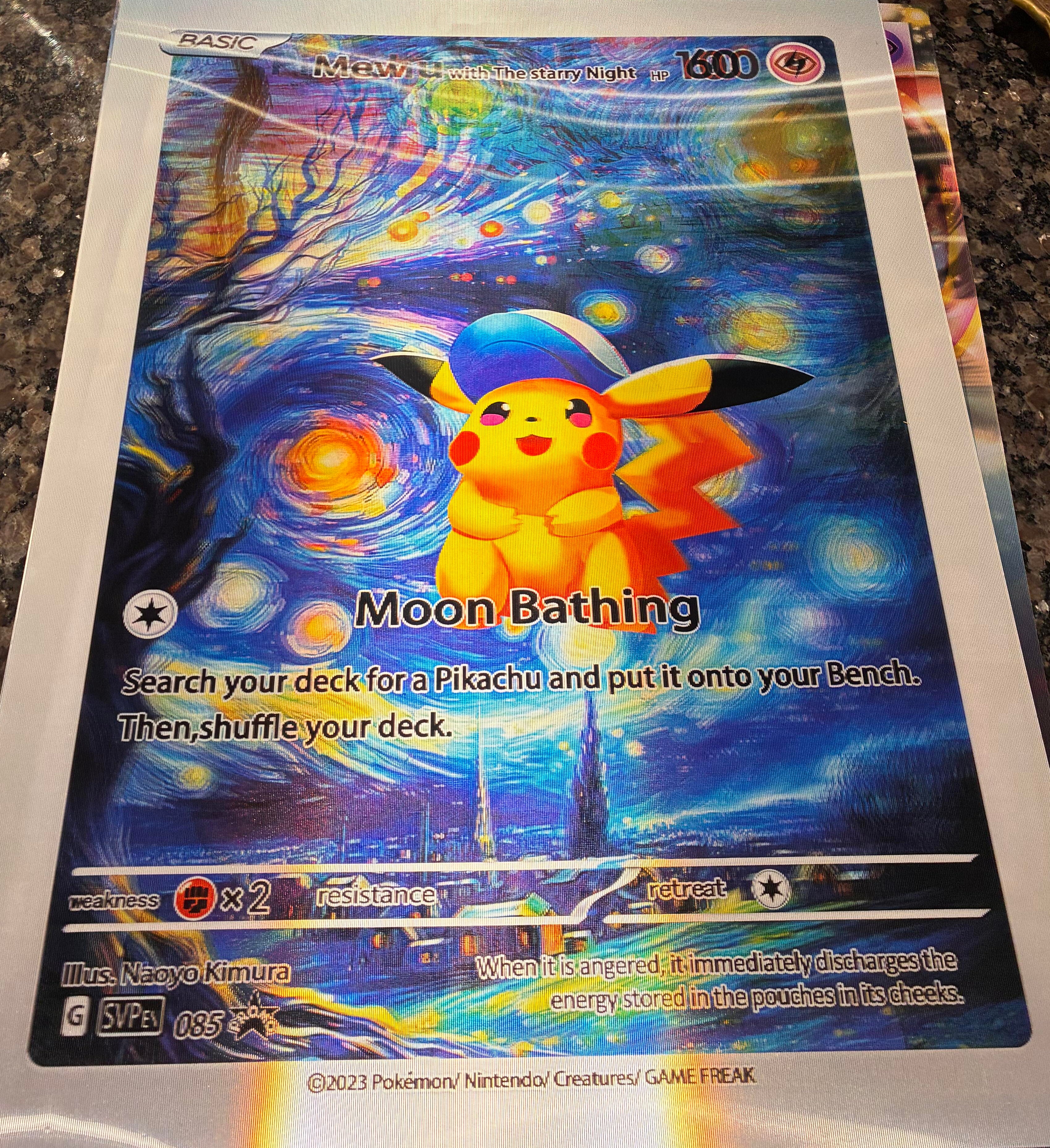 3D Poster (15.5 x 11.5) Pokemon Character 2
