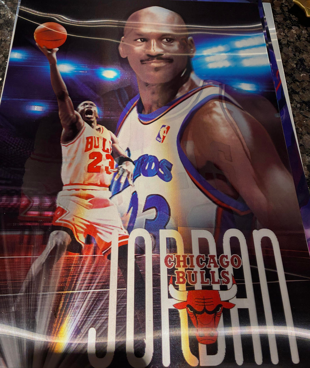 3D Poster (15.5 x 11.5) Michael Jordan