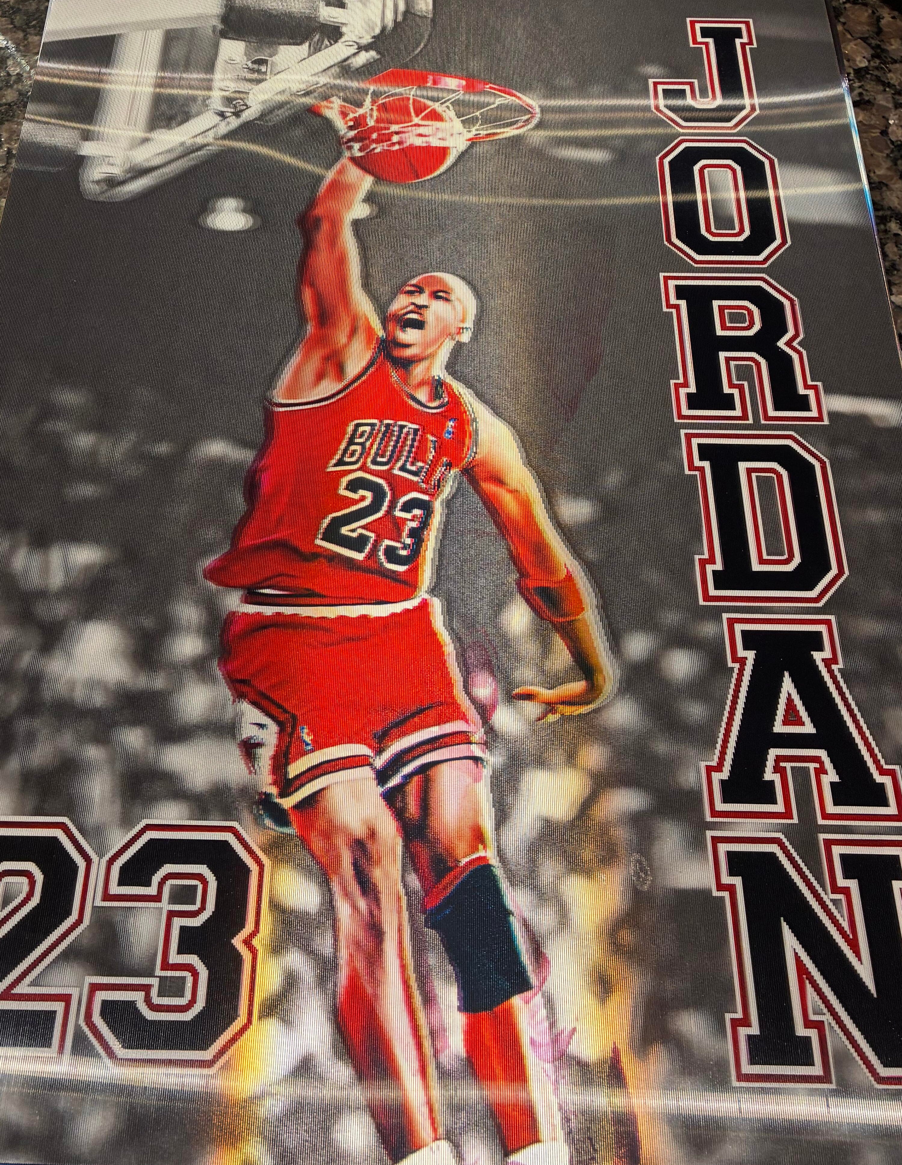 3D Poster (15.5 x 11.5) Michael Jordan 1