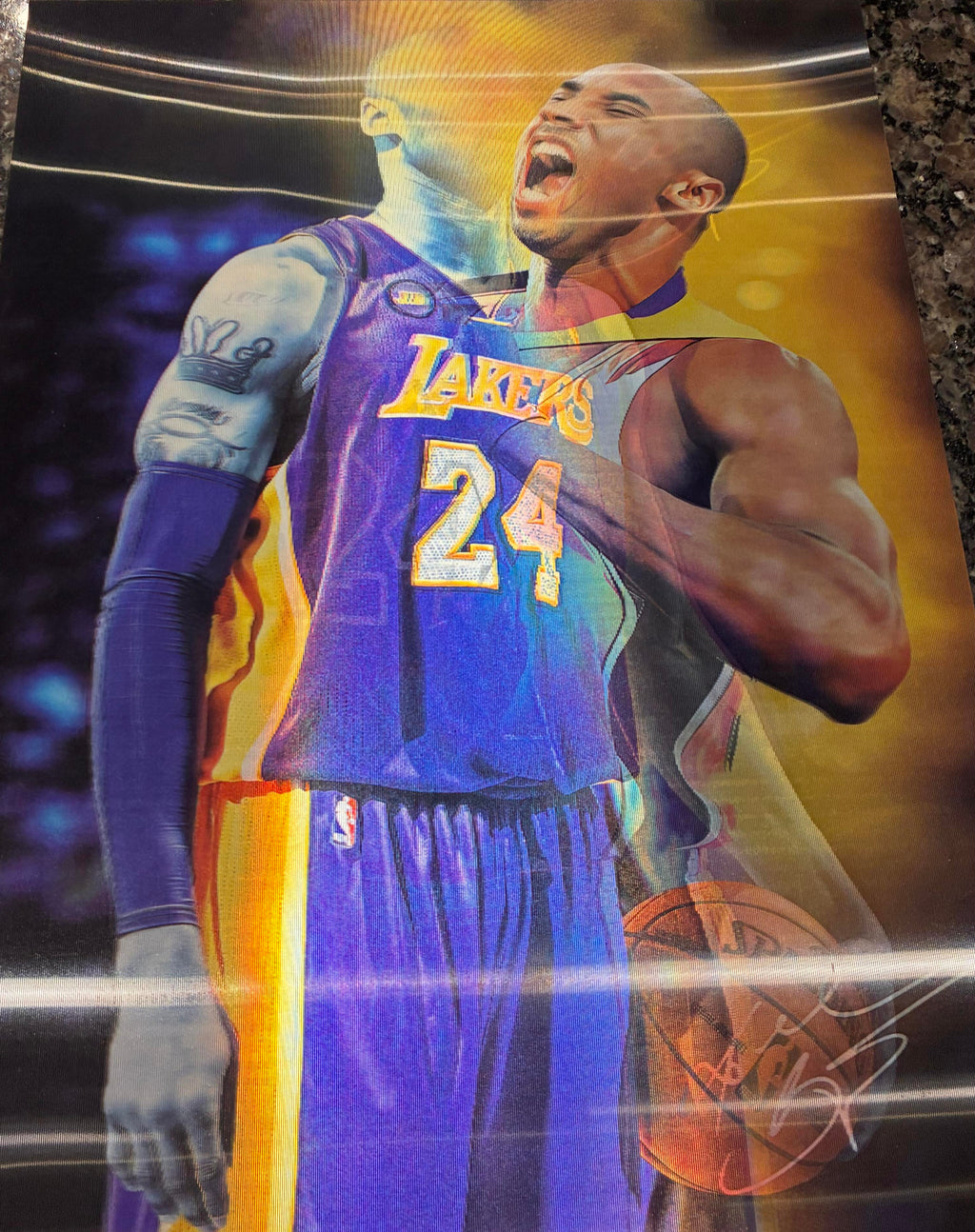 3D Poster (15.5 x 11.5) Kobe Bryant