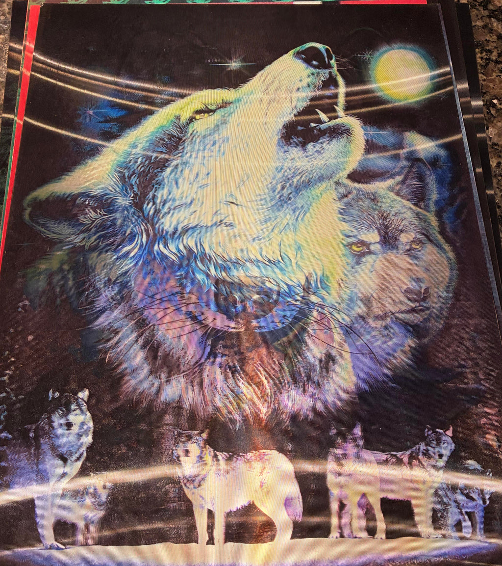 3D Poster (15.5 x 11.5) Premium Wolfpack
