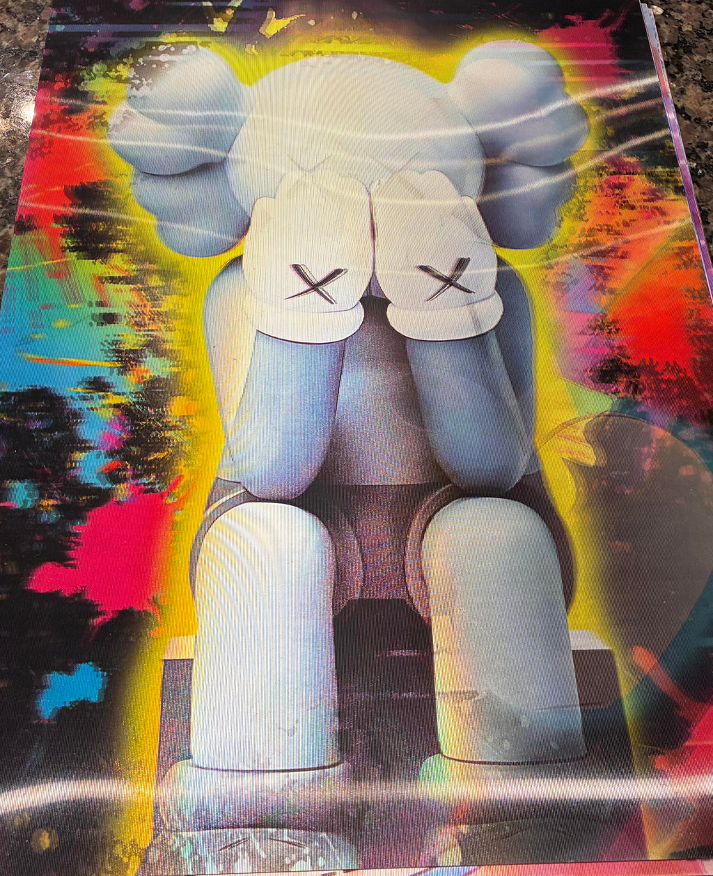 3D Poster (15.5 x 11.5) Kaws