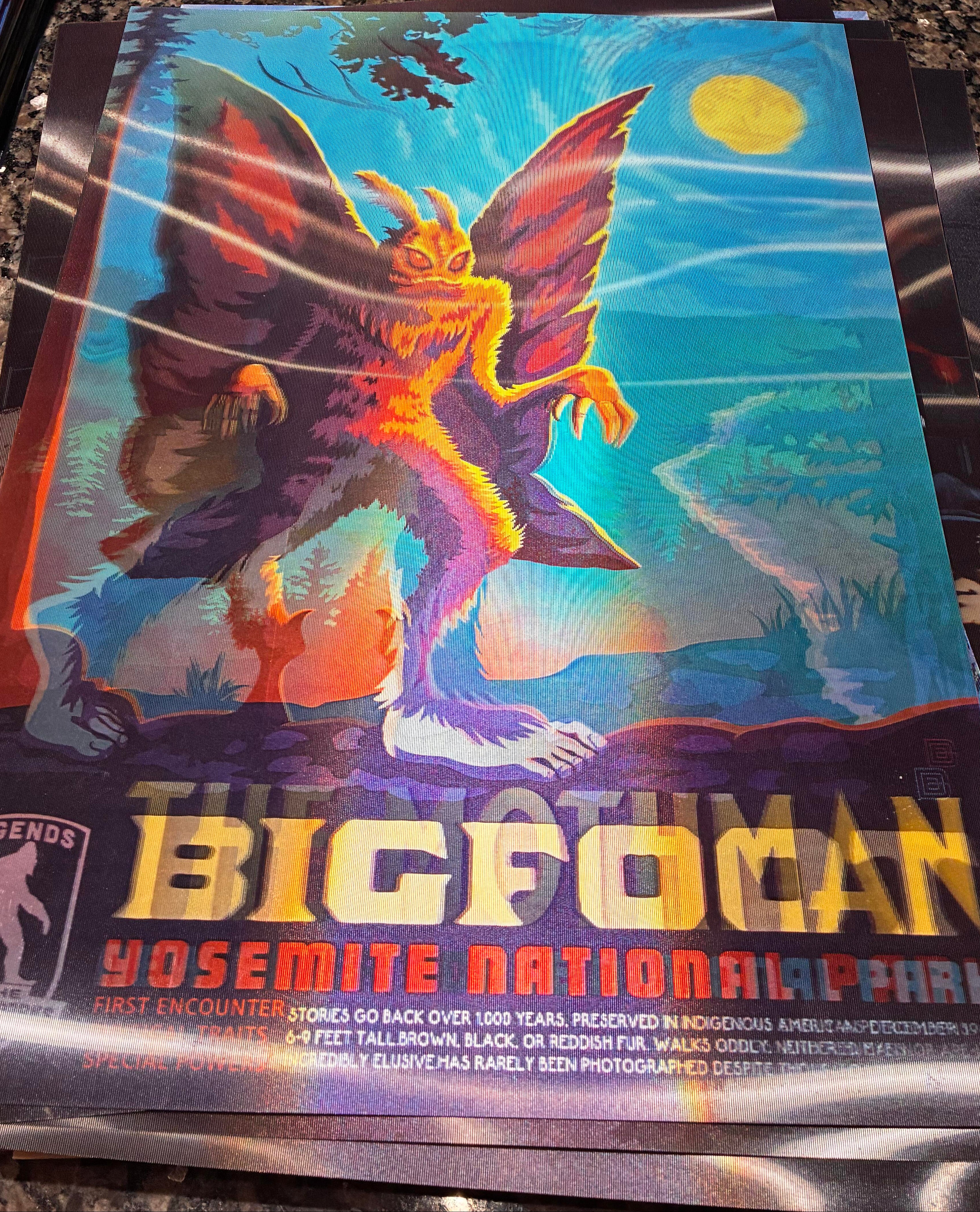 3D Poster (15.5 x 11.5) Forest Beasts