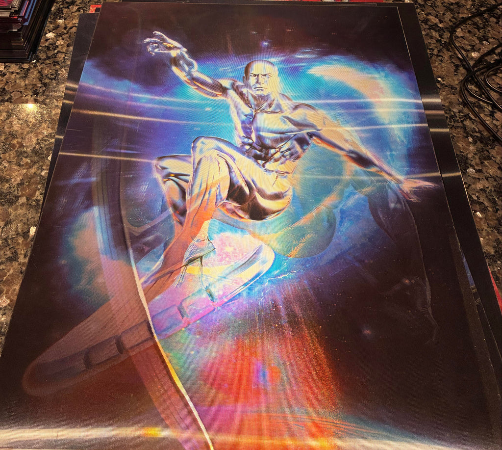 3D Poster (15.5 x 11.5) Silver Surfer