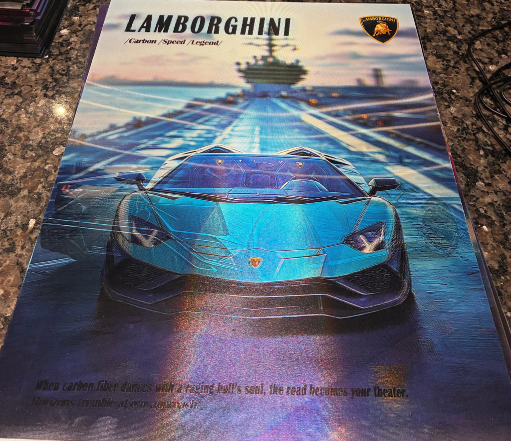 3D Poster (15.5 x 11.5) Lamborghini