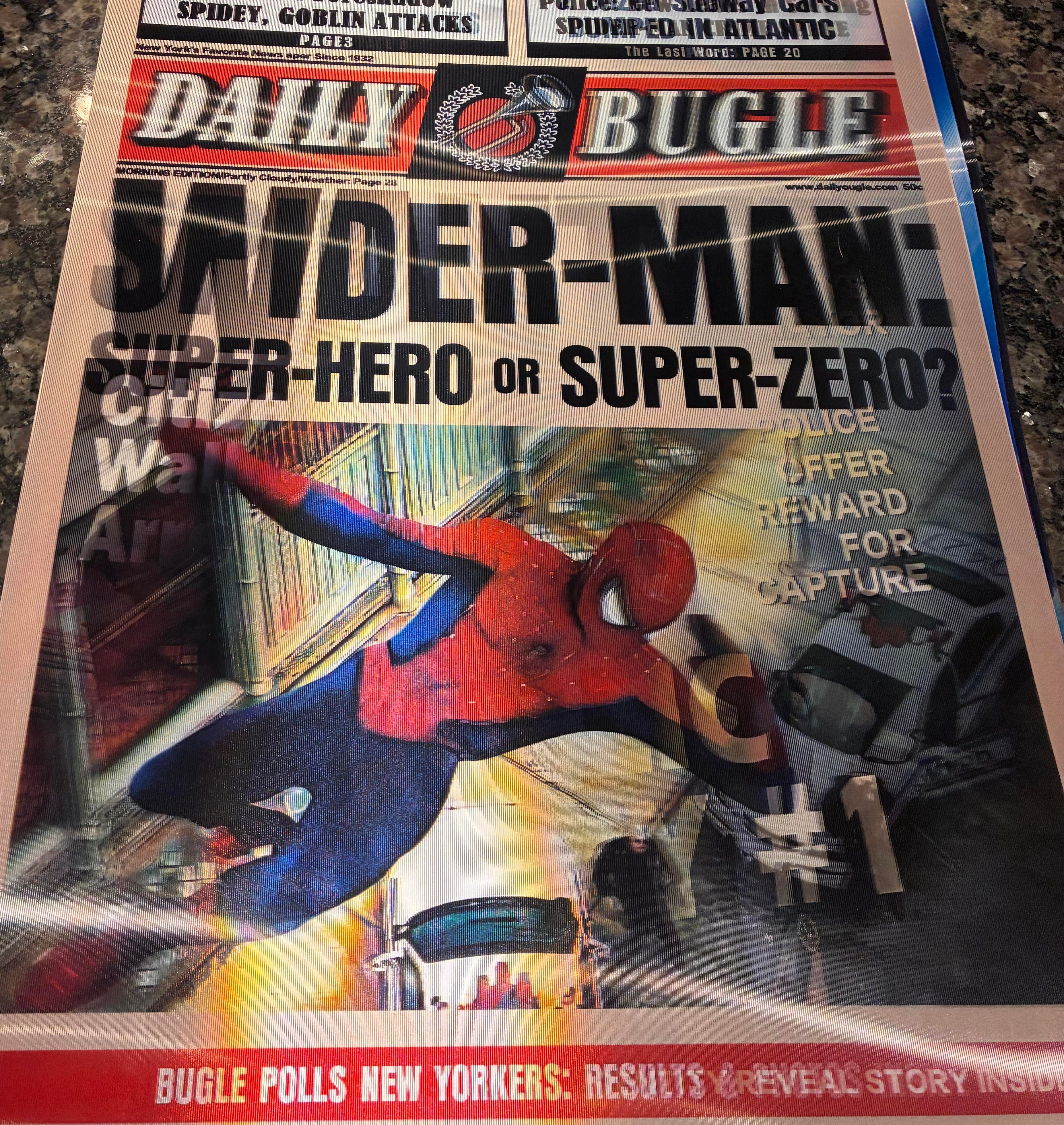 3D Poster (15.5 x 11.5) Spiderman