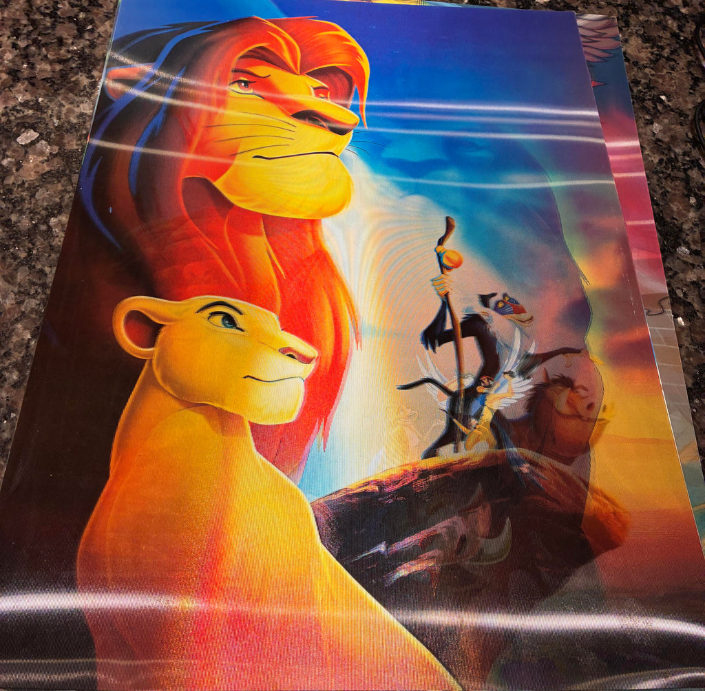 3D Poster (15.5 x 11.5) Lion King