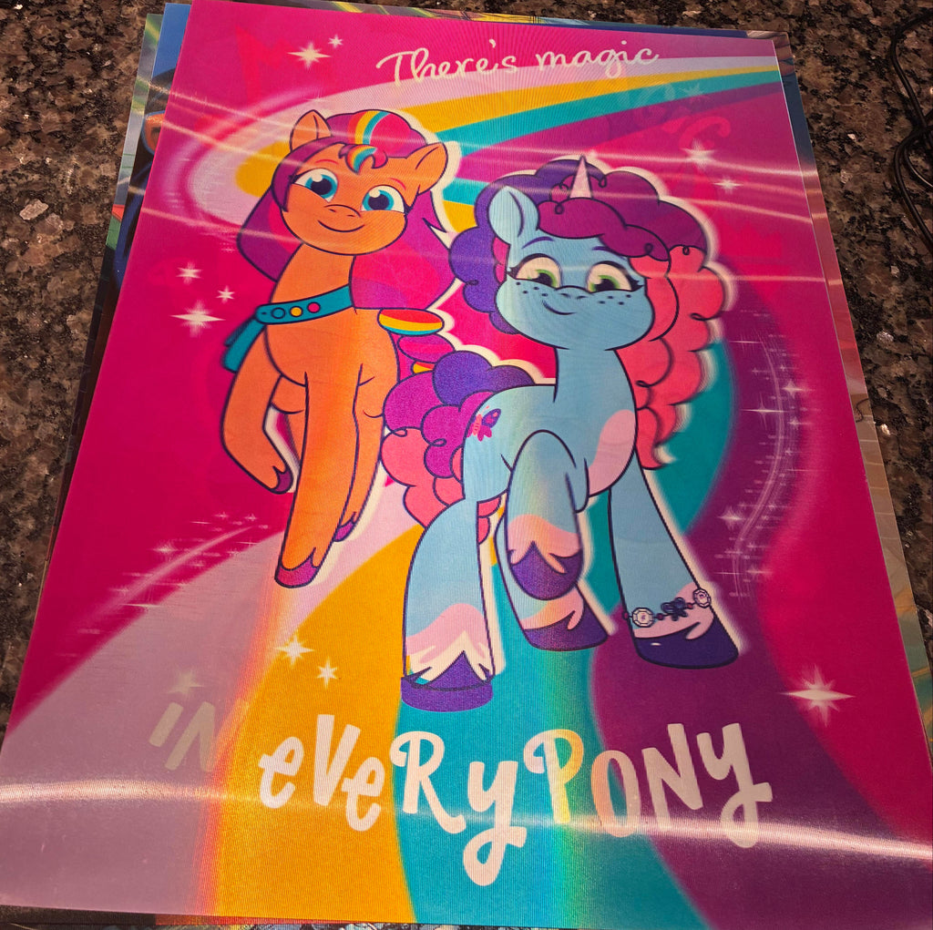 3D Poster (15.5 x 11.5) My Little Pony