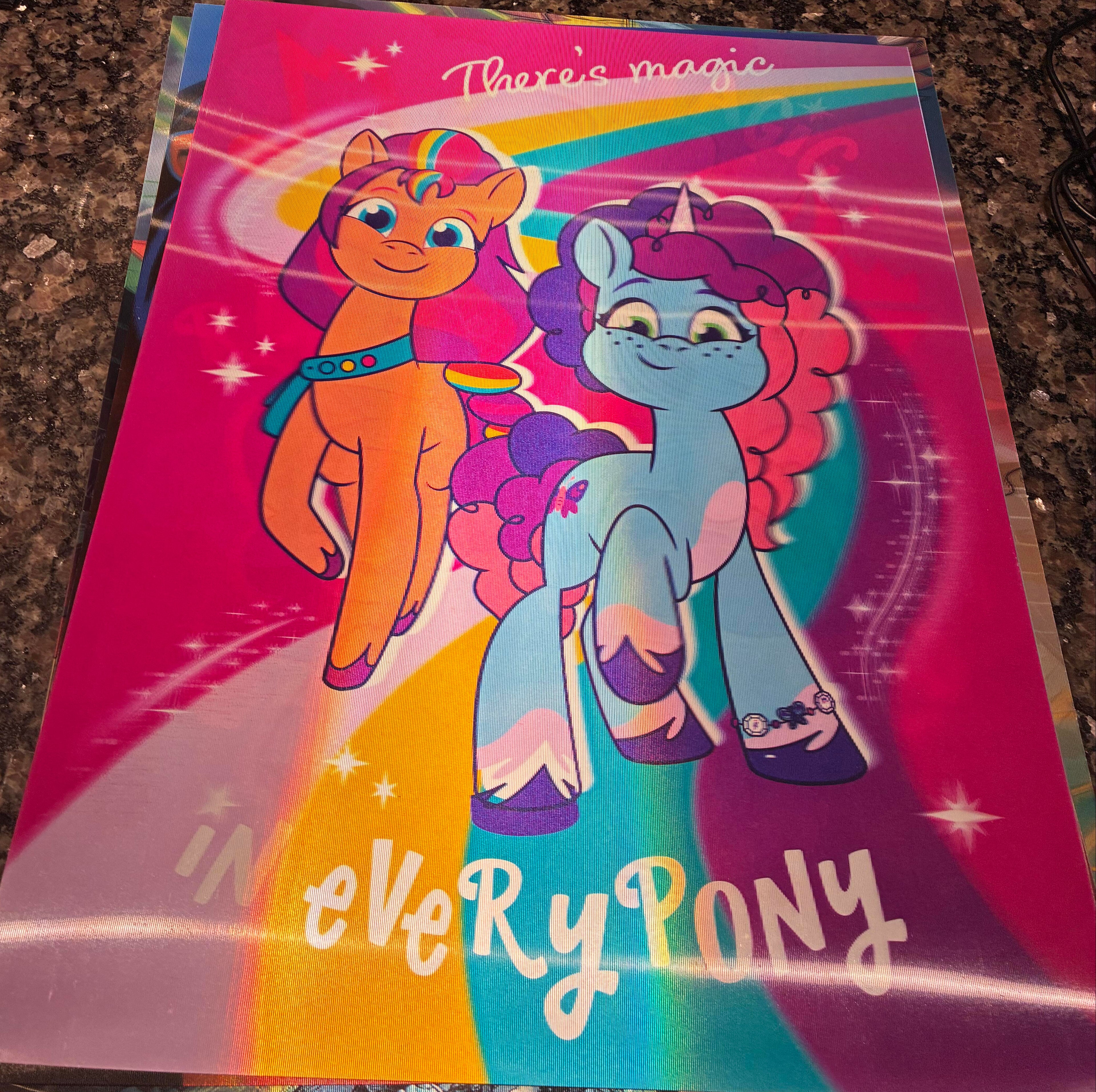 3D Poster (15.5 x 11.5) My Little Pony
