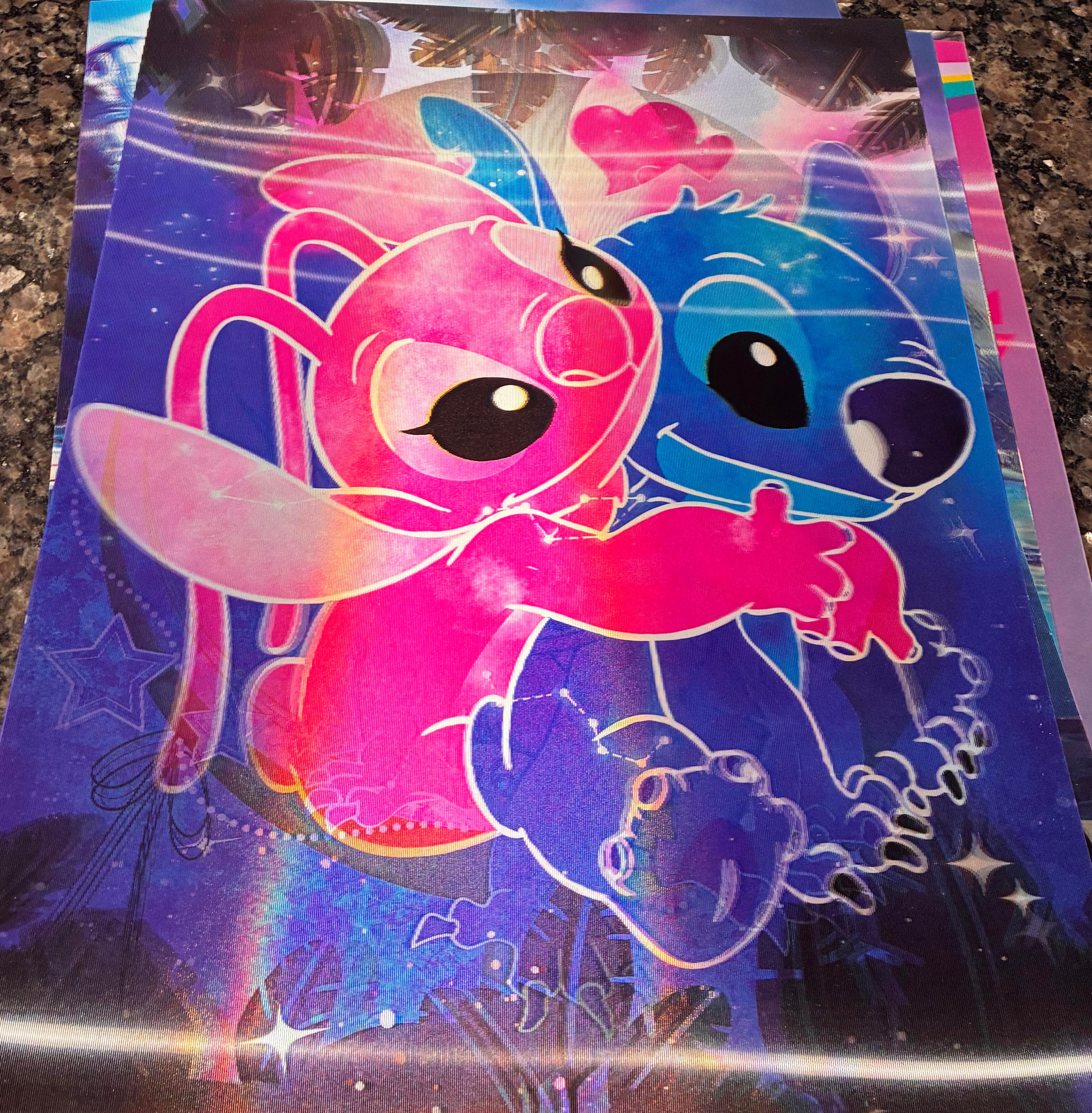 3D Poster (15.5 x 11.5) Lilo and Stitch 2