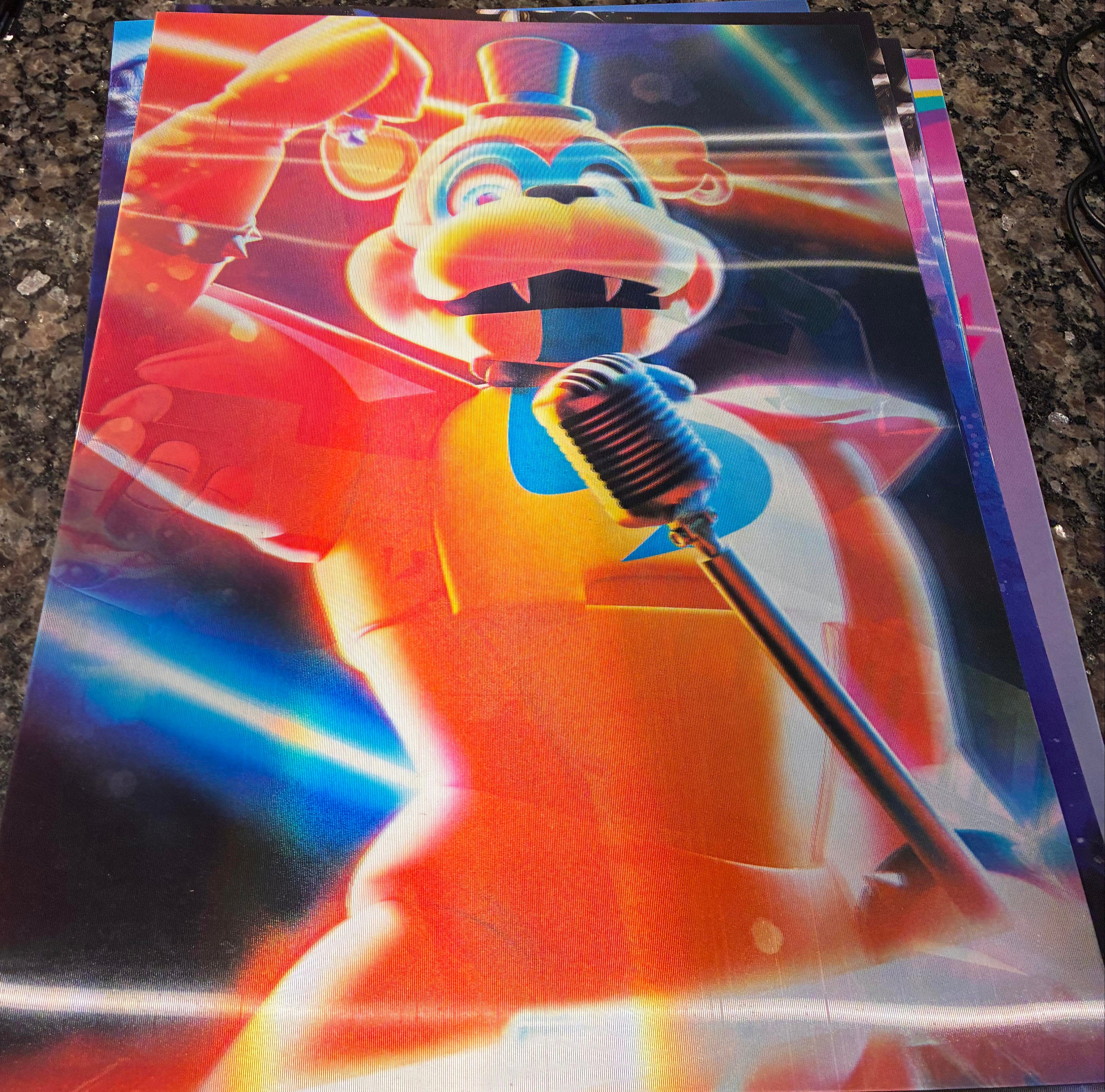 3D Poster (15.5 x 11.5) FNAF