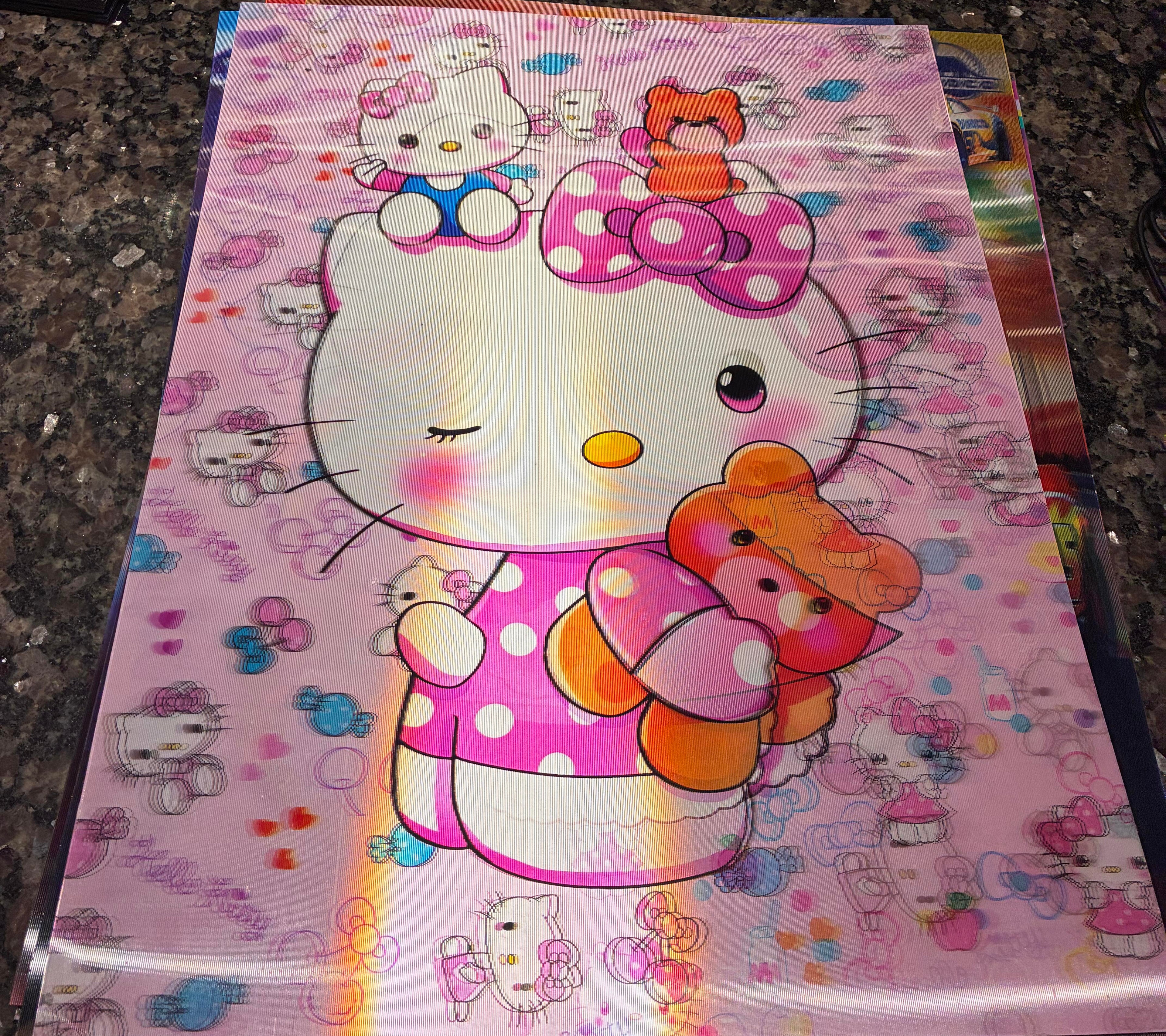3D Poster (15.5 x 11.5) Hello Kitty